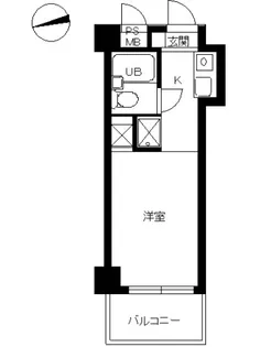 スカイコート池袋4【202号室号室】の間取り