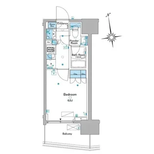 ルフォンプログレ品川大井【10階】の間取り