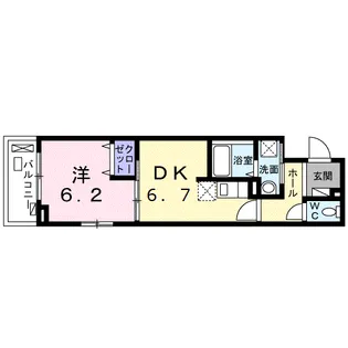 LUCIR(ルシール)【3階】の間取り