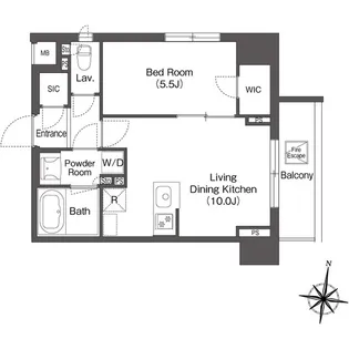 コンフォリア森下リバーサイド【2階】の間取り