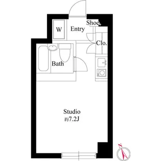 スクエア新井薬師前【3階】の間取り