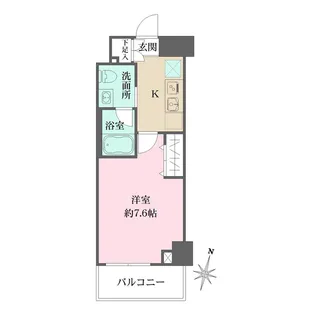 ベルフェリーク木場【2階】の間取り