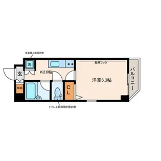 EXCELLIA 馬込【2階】の間取り