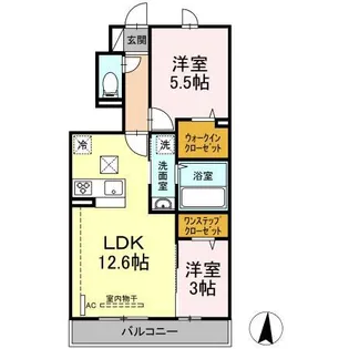 グランフォレストⅢ【1階】の間取り