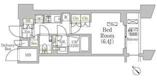 メゾンカルム日本橋馬喰町【4階】の間取り