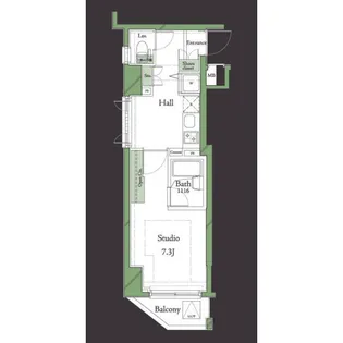 HF明大前レジデンス【4階】の間取り