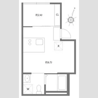 アピチェ目黒【3階】の間取り