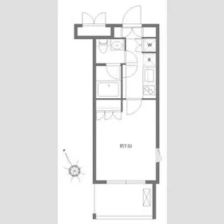 ガーデン荏原中延【3階】の間取り