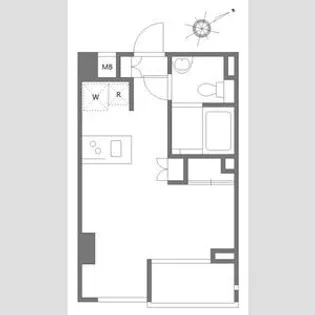 ガーデン代々木八幡【1階】の間取り