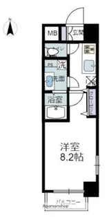 ジェイステージ南砂町パークサイド【7階】の間取り