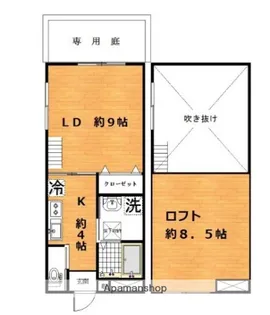 ブリックハウス【1階】の間取り