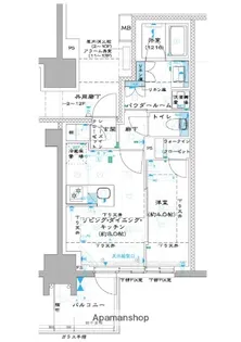 オーパスレジデンス中板橋【8階】の間取り