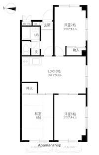 東和コーポ【4階】の間取り