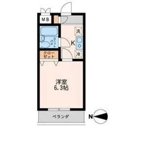 品川中延ステーションレジデンス【4階】の間取り