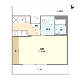 ペリドットMIKI【3階】の間取り