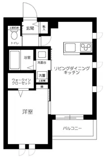 東京都世田谷区北沢3丁目【マンション】の間取り
