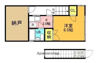 浅川方【2階】の間取り