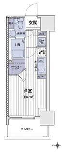 エスティメゾン大島【0712号室】の間取り