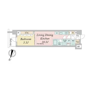 ドゥーエ早稲田【3階】の間取り