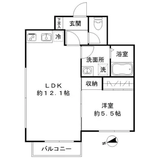 PASEO下北沢【3階】の間取り