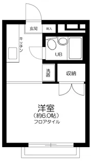 東京都杉並区阿佐谷北6丁目【アパート】の間取り
