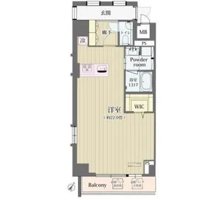 シュトラーレ神山町【12階】の間取り