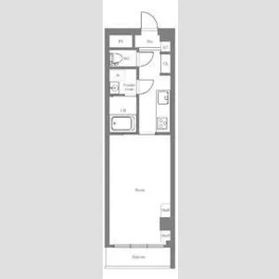ペガサスマンション恵比寿【7階】の間取り
