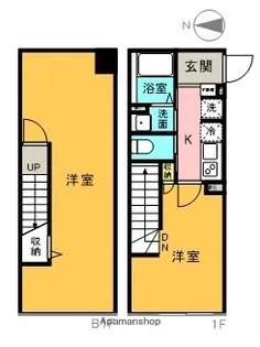 アイレア中野【1階】の間取り