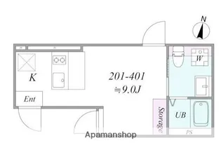 TRIAS OGIKUBO【4階】の間取り