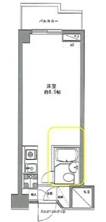 三越ゼームス坂マンション【2階】の間取り
