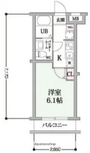 スカイコート戸越.【1階】の間取り