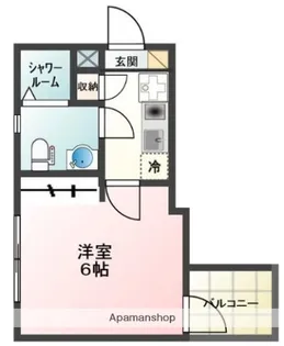 GLANZ東大井WEST【1階】の間取り