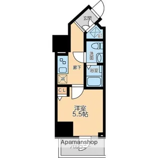 プライマル品川大森海岸【4階】の間取り