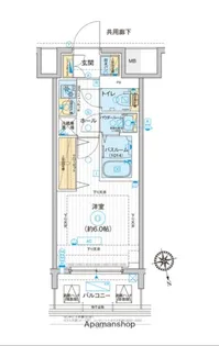 エスタート品川南大井【8階】の間取り