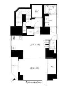 CREAL PREMIER恵比寿【2階】の間取り