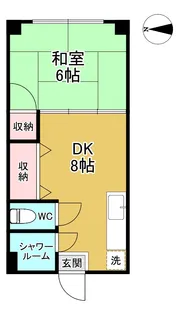 豊田ハイツ【2階】の間取り