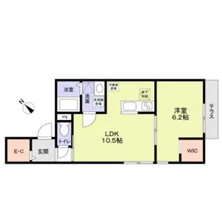 ベラフォレスタ小山【1階】の間取り