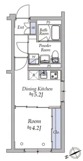 アトリオフラッツ中野新井薬師【2階】の間取り