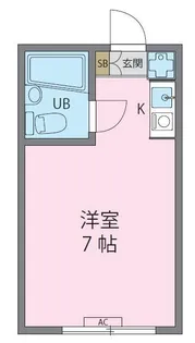 ヴィラ下北沢A棟【1階】の間取り