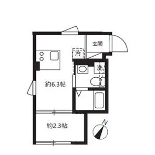 アピチェ田園調布【3階】の間取り