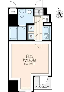 ラシクラスLAZO GINZAーEAST【6階】の間取り