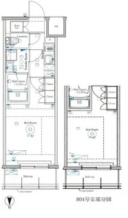 DIPS野方RESIDENCE【8階】の間取り