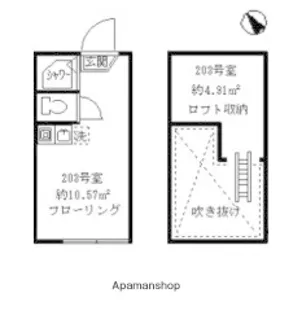 ソフィアカラーズ【2階】の間取り