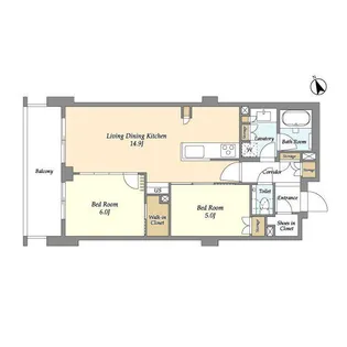 JP NOIE 等々力【3階】の間取り
