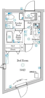 ラフィスタ品川西大井【3階】の間取り