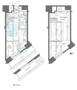 ZOOM新宿御苑前【14階】の間取り