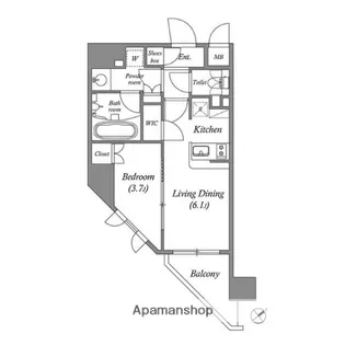 ISM練馬【2階】の間取り