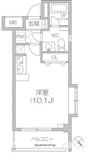 ルクレ森下レジデンス【7階】の間取り