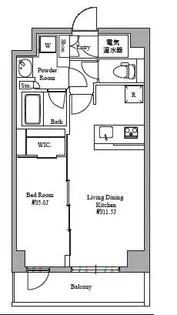ハーモニーレジデンス高田馬場【-1階】の間取り