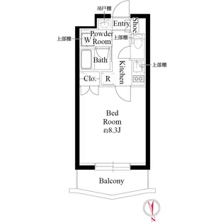 コンポジット品川金子山【2階】の間取り